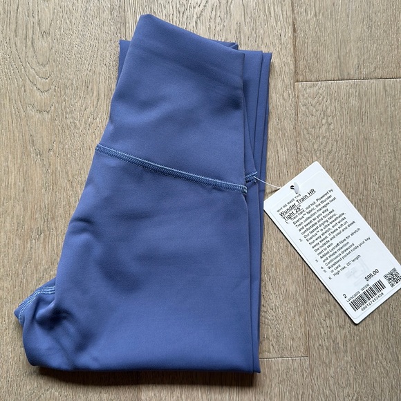 wunder train hr tight 25" water drop size 2 lululemon nwt - Picture 1 of 13